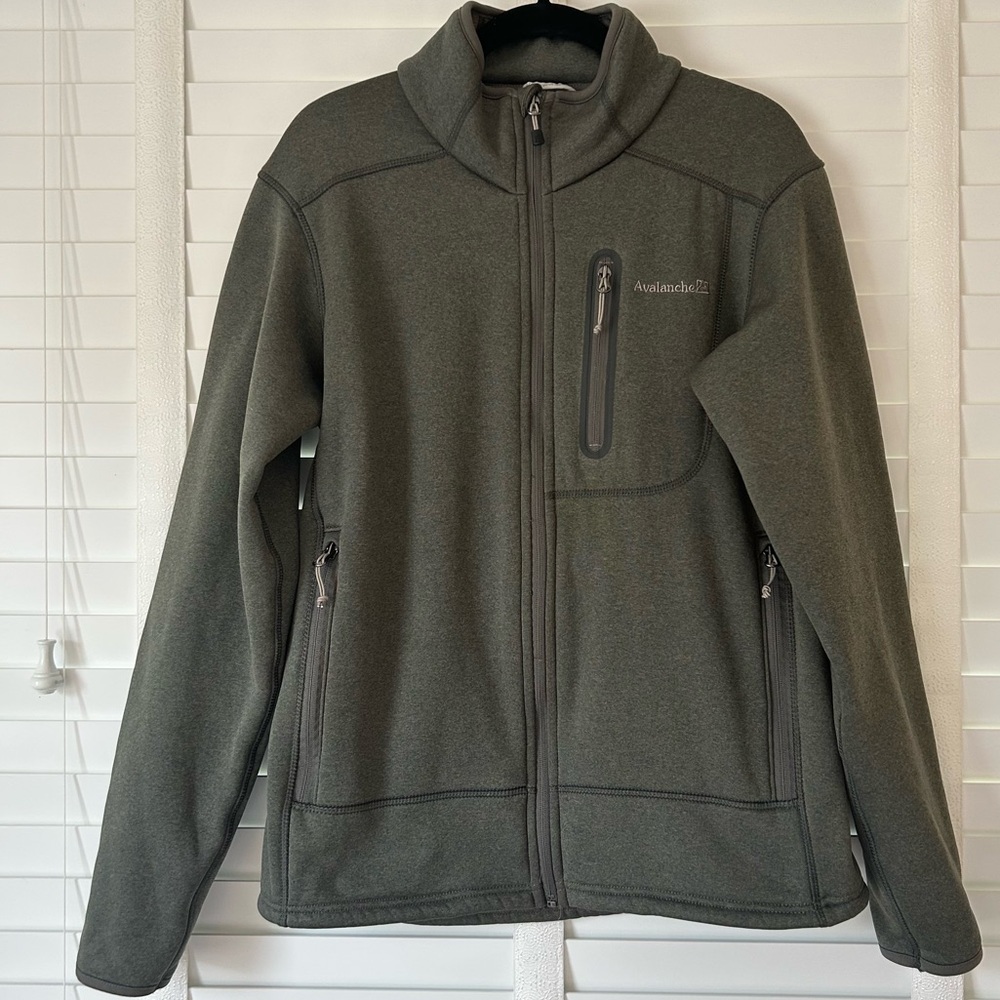 Avalanche Jacket Activewear Olive Green Gray Base Layer Breathable Women’s Small